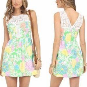 NWT Lilly Pulitzer Dress. Hibiscus stroll. Size 12